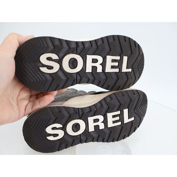 Sorel Out N About III Waterproof Duck Boot Womens Size 5.5 Grey Black Rubber - Picture 8 of 11